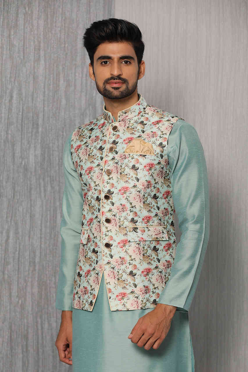 Splendid Green Jacket - Pathani Kurta With Jacket - HD Wallpaper 