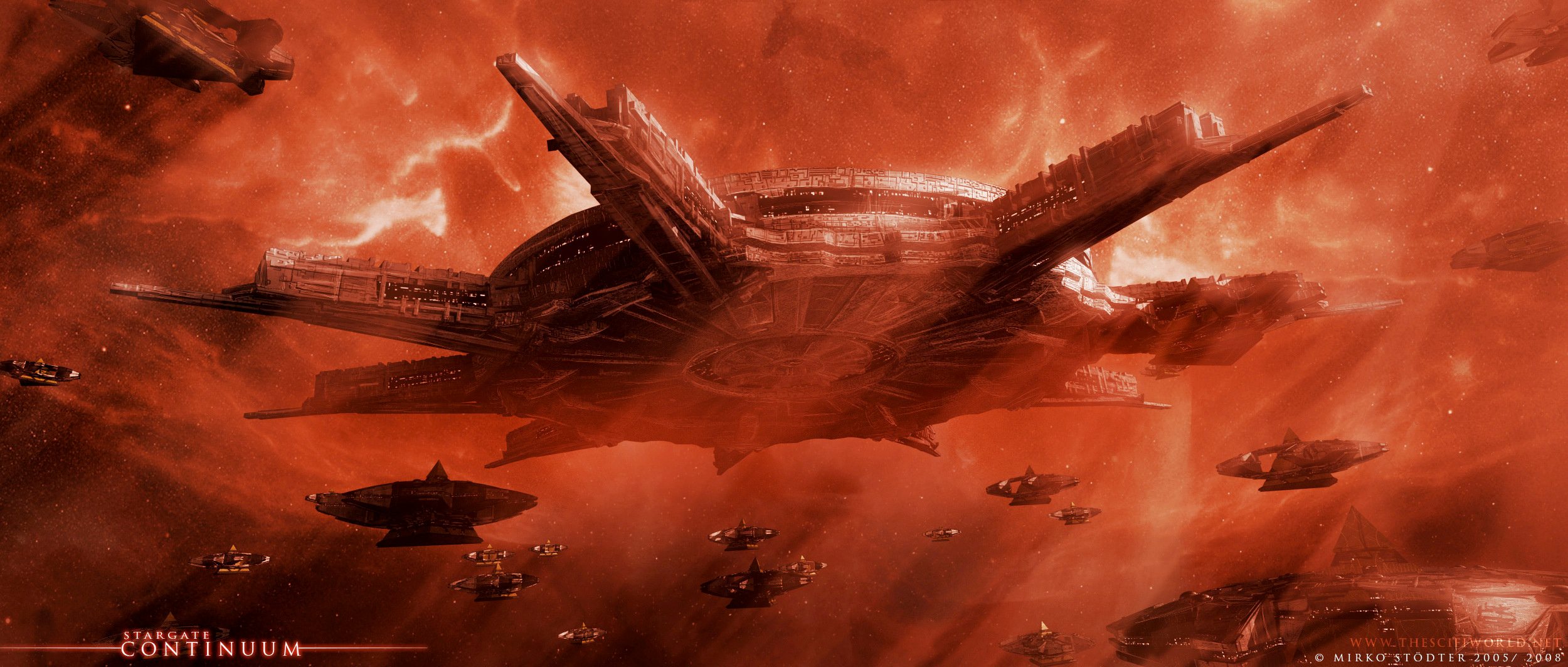 Goa Uld Ships - HD Wallpaper 