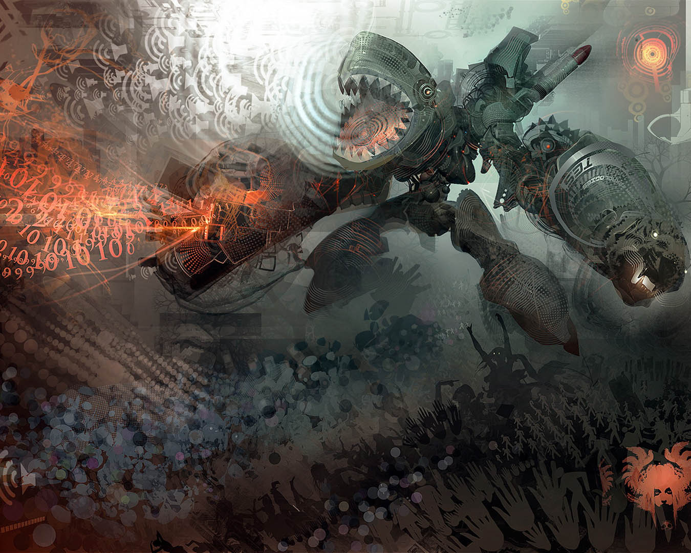 Digital Behemoth - Behemoth Wallpaper Monster - HD Wallpaper 