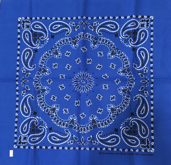 Royal Blue Paisley Bandanas, Wholesale Skull Caps, - Purple Bandanna - HD Wallpaper 