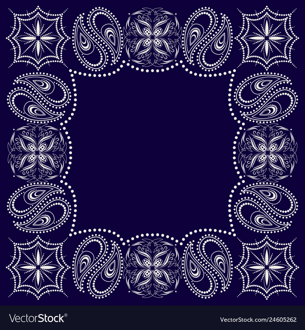 Paisley Bandana Pattern - HD Wallpaper 