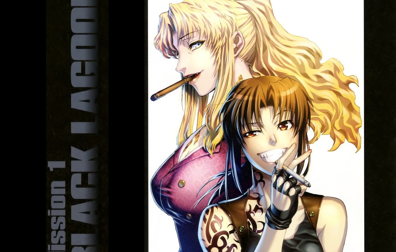 Photo Wallpaper Tattoo, Black Lagoon, Revy, Cigar, - Personajes De Anime Tatuados - HD Wallpaper 