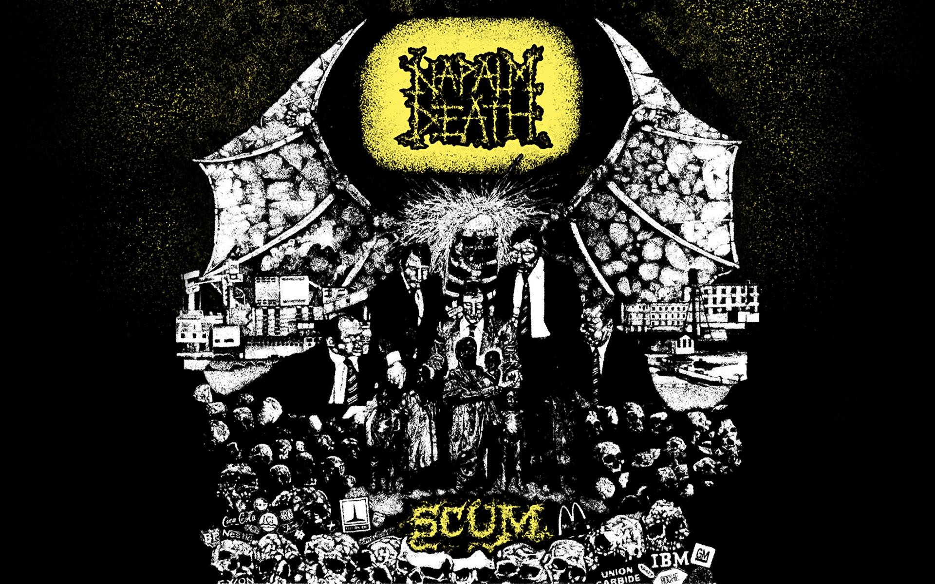Napalm Death Napalm Death Scum 1987 1920x1200 Wallpaper teahub.io