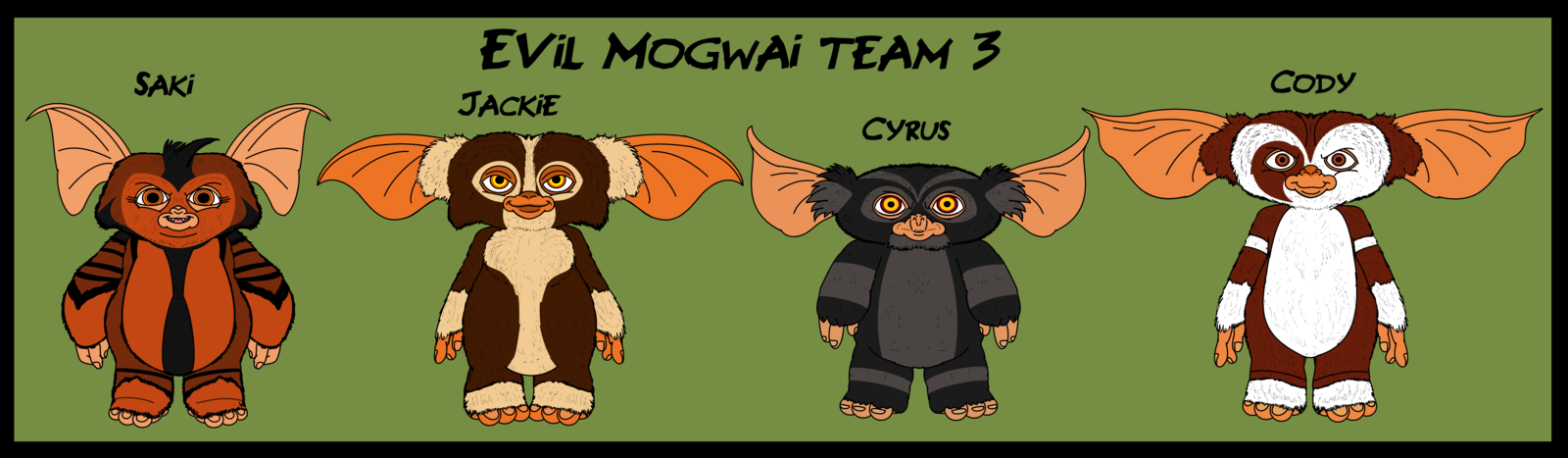 Mogwais Gremlins Evil Mogwai 1600x467 Wallpaper Teahub Io