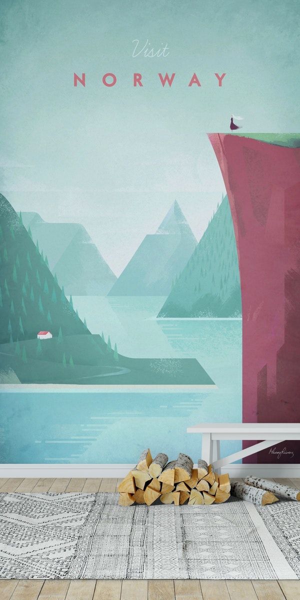 Art Deco Poster Norway - HD Wallpaper 
