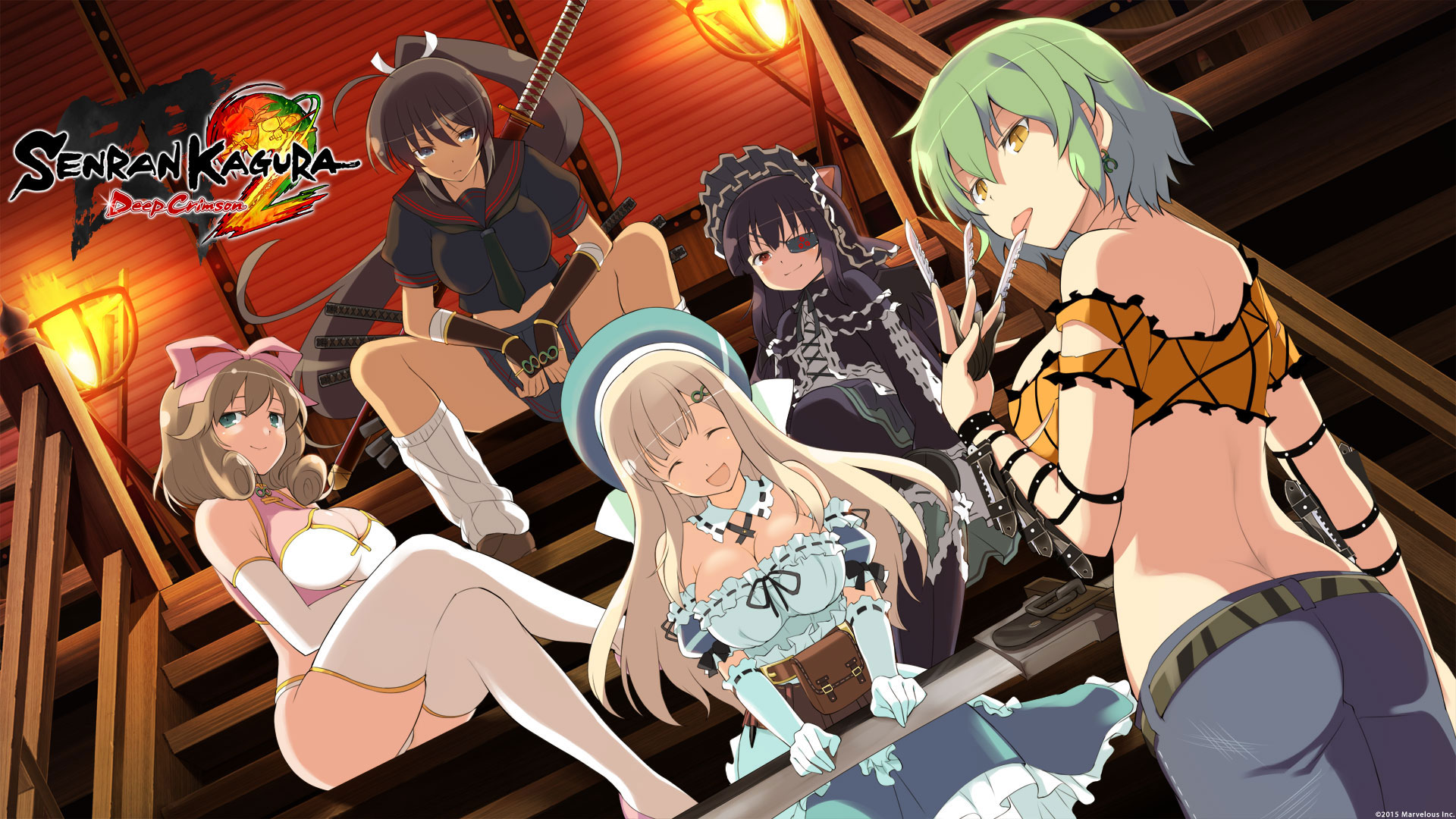 pic Senran Kagura Wallpaper 1920X1080 senran kagura 2 deep crimson wallpaper