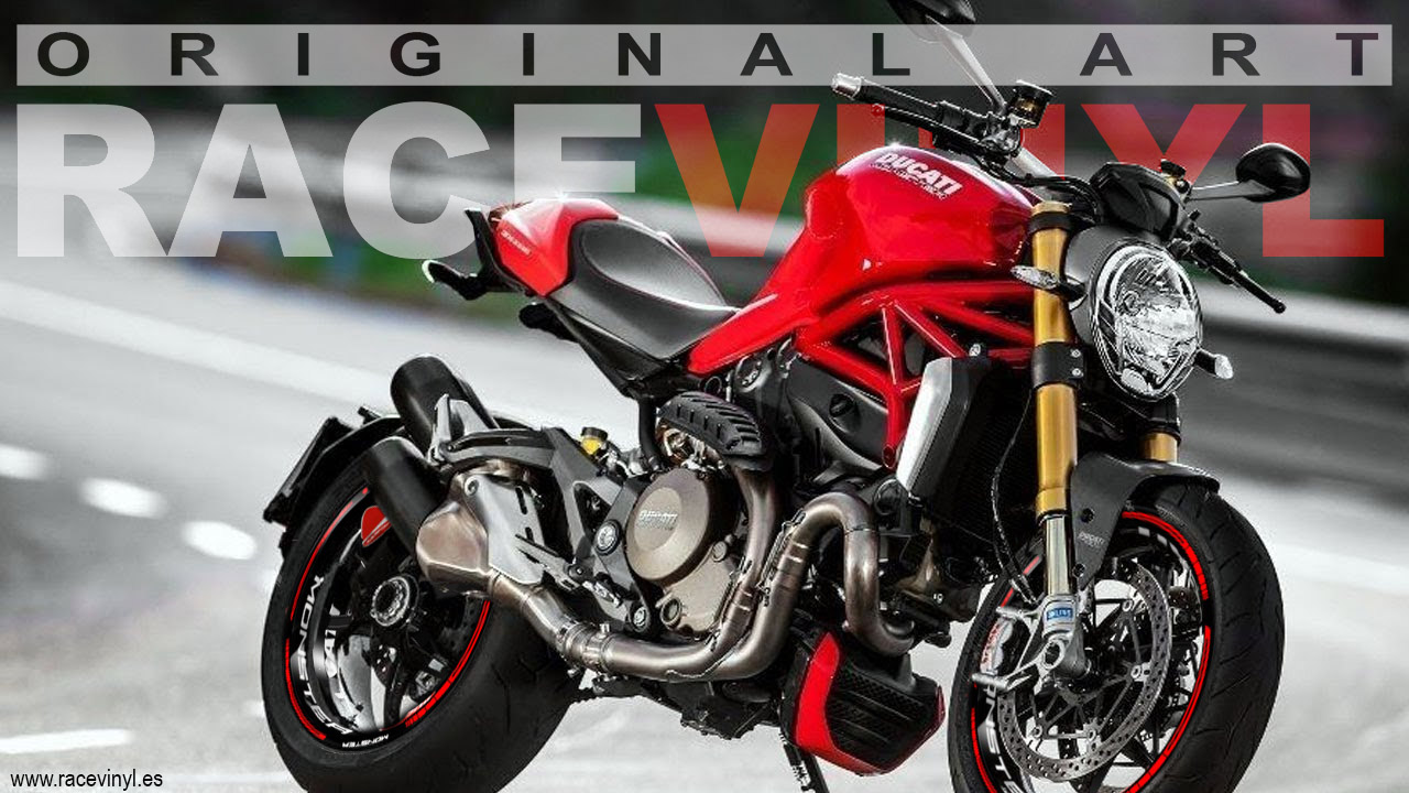 Ducati Monster Pegatinas Para Llantas Kit Pro Adhesivos - Monster 1200 S 2019 - HD Wallpaper 