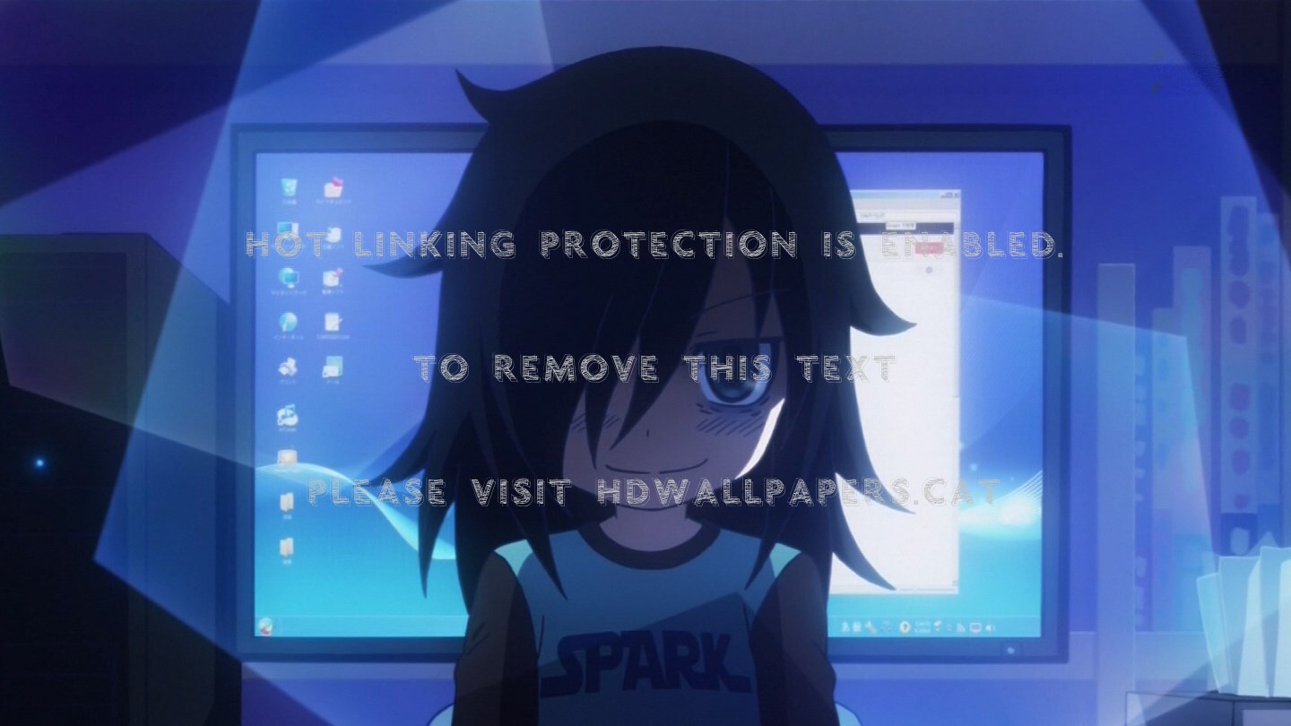 Tomoko Kuroki Green Eyes Black Hair Anime - Watashi Ga Motenai No Wa Dou Kangaetemo Omaera Ga Warui - HD Wallpaper 