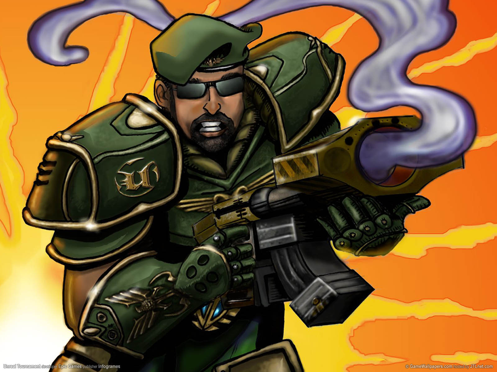 Unreal Tournament Cartoon - HD Wallpaper 