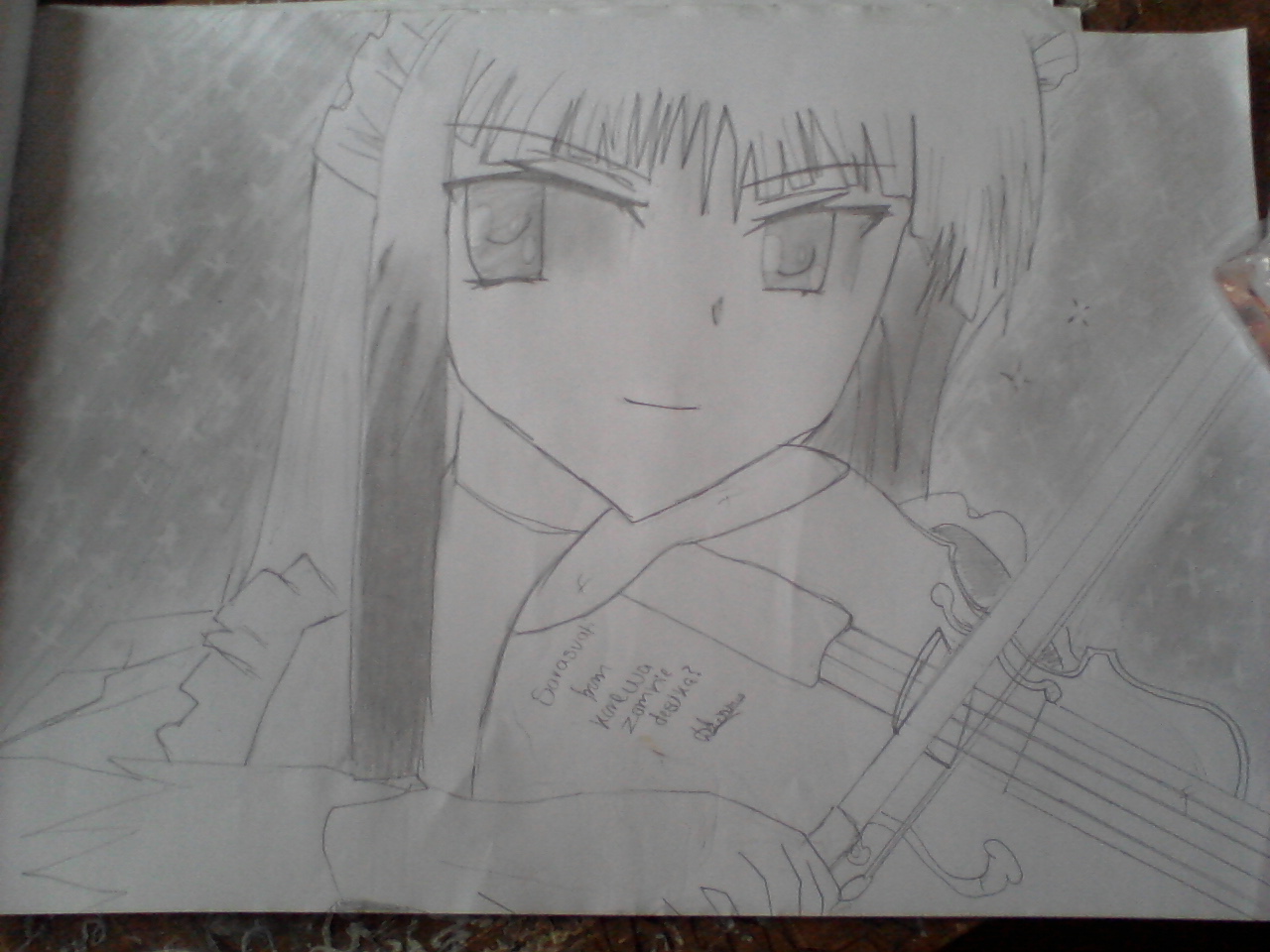 Saraswati - Sketch - HD Wallpaper 