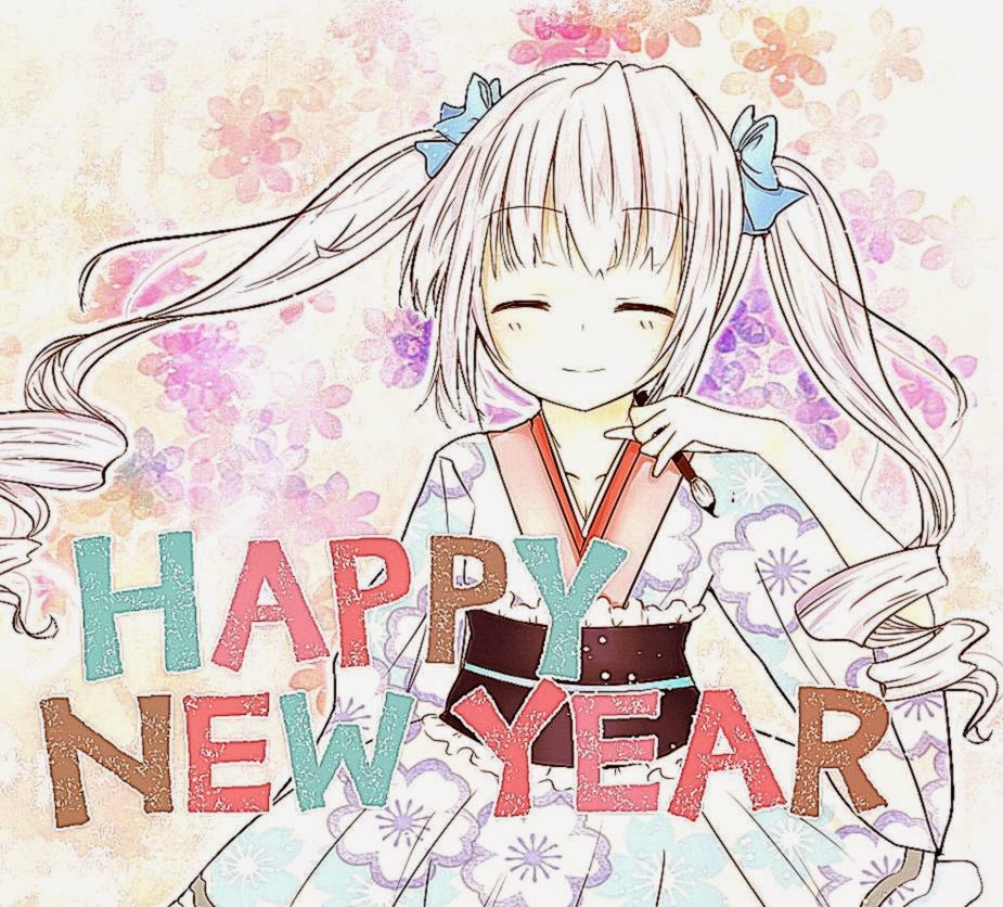 Happy New Year Anime Wallpaper - Happy New Year Anime - HD Wallpaper 