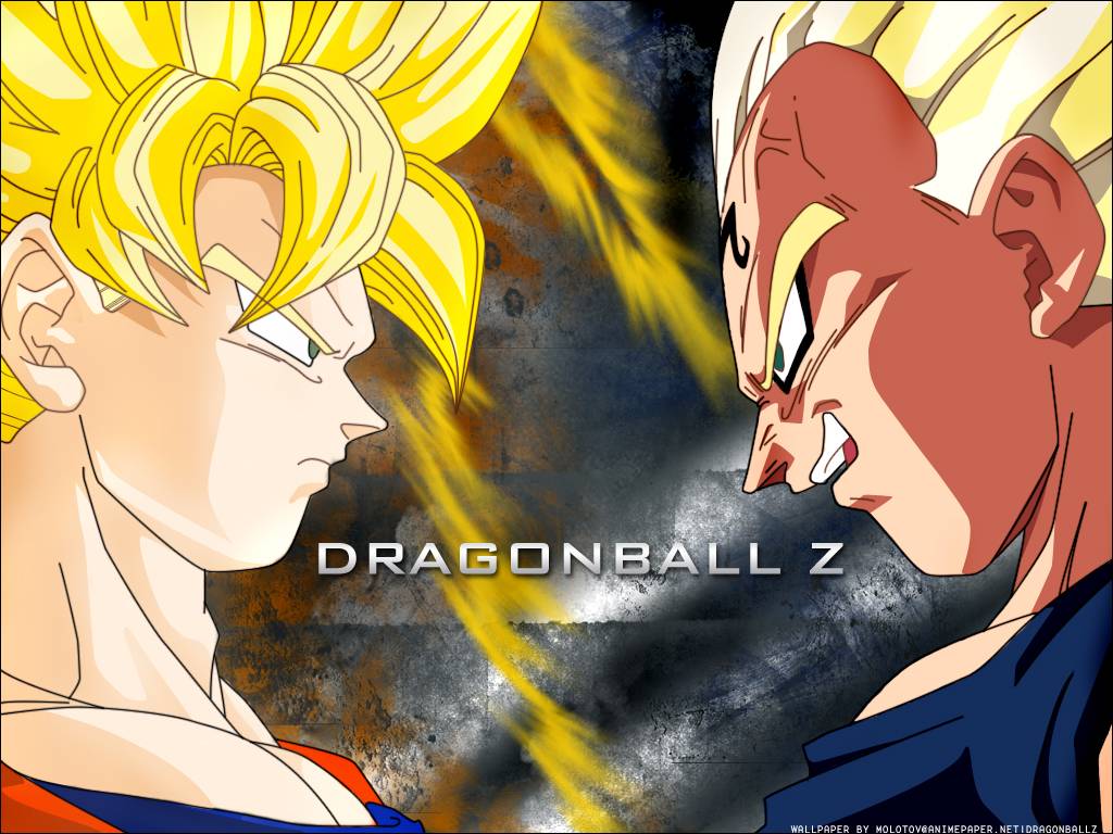 Dragon Ball Wallpapers - Majin Vegeta Vs Ss2 Goku - HD Wallpaper 