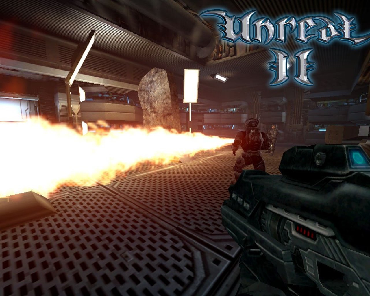 Unreal Tournament Wallpaper - Unreal Tournament 2003 Metal - HD Wallpaper 