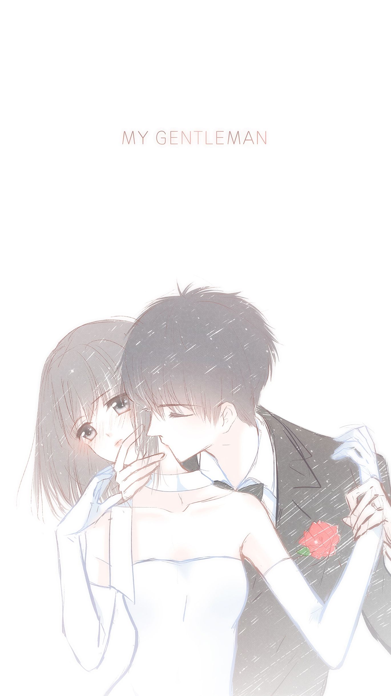 Romantic Cute Anime Couple - 1370x2436 Wallpaper Romantic Cute Anime Couple - 1370x2436 Wallpaper