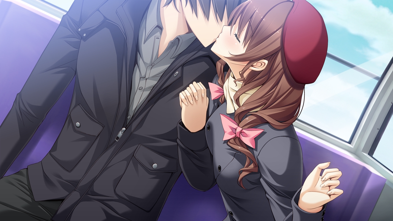 Anime Romance High School Kiss - HD Wallpaper 