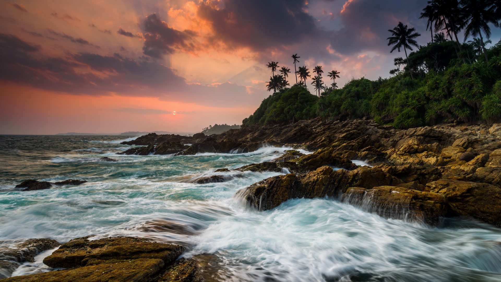 Tangalle Sri Lanka Sunset - HD Wallpaper 