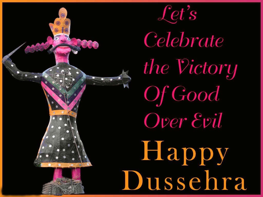 Vijaya Dashami Ravan Dahan Hd Wallpaper - Victory Of Good Over Evil - HD Wallpaper 