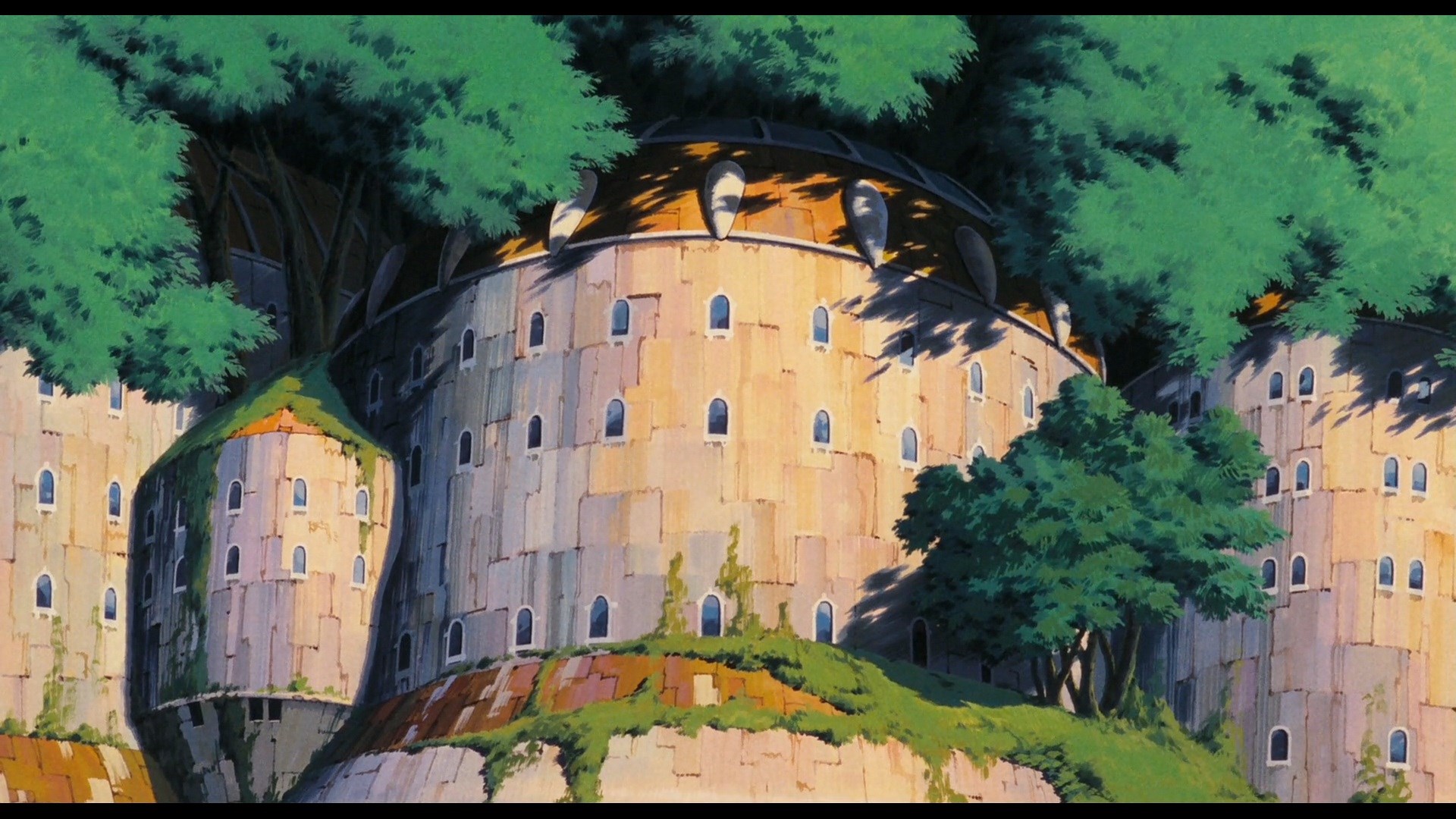 Laputa Castle In The Sky Desktop Nexus Wallpaper Likeagod - Studio Ghibli Wallpaper Phone - HD Wallpaper 