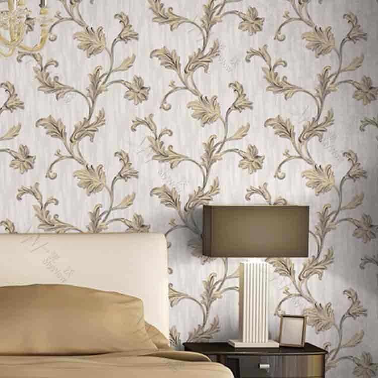 Lush Branches Pattern Designs Pvc Wallpaper For Home - Wallpaper - HD Wallpaper 