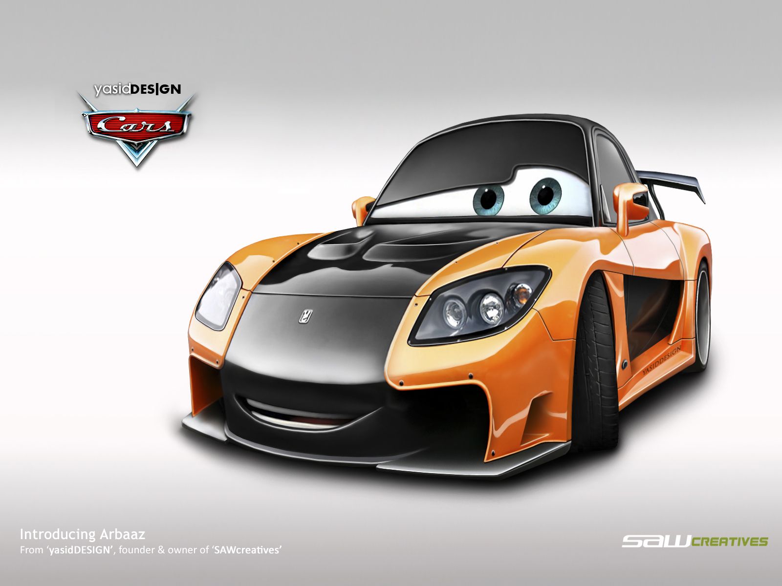Rx7 Iphone Wallpaper - Disney Pixar Cars Fast And Furious - HD Wallpaper 
