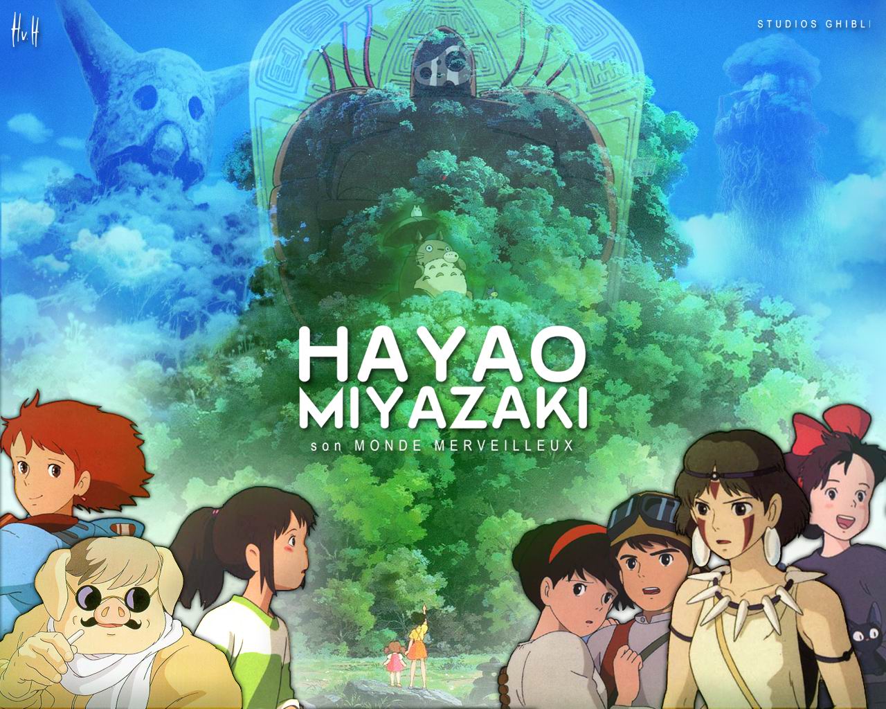 Anime And Hayao Miyazaki Image - Hayao Miyazaki And Studio Ghibli - HD Wallpaper 