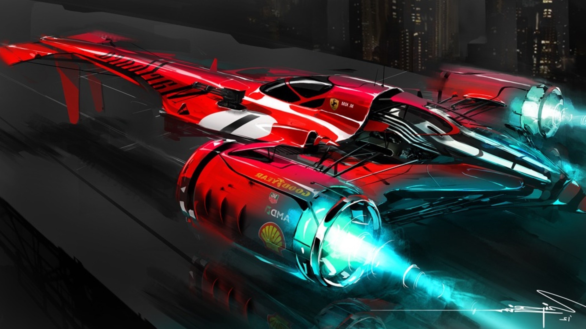 Wipeout Game Concept Art - HD Wallpaper 