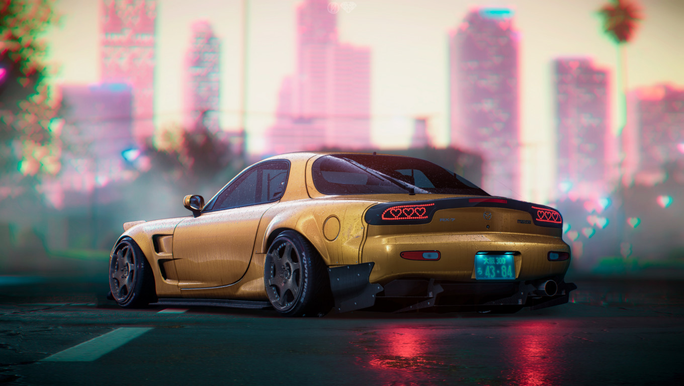 Mazda Rx7 Need For Speed Heat - HD Wallpaper 