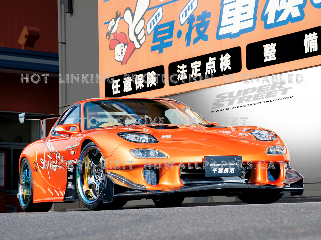 Rx7 Jdm Orange Cars Mazda - Mazda Rx 7 Japan - HD Wallpaper 