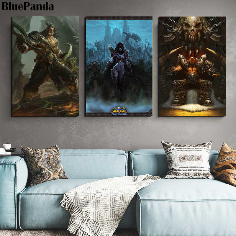 Warcraftes Game Night Elf Sindragosa Pictures Wall - Painting - HD Wallpaper 