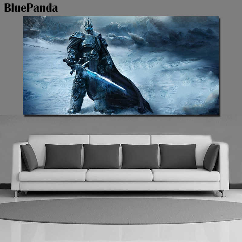 Warcraftes World Ice Knight Sindragosa Wall Art Hd - Avengers 3 Panel Poster - HD Wallpaper 