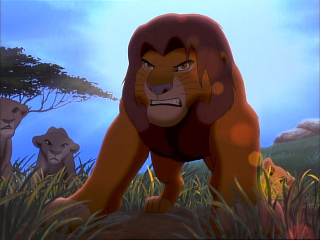 Lion King Simba Fight - HD Wallpaper 