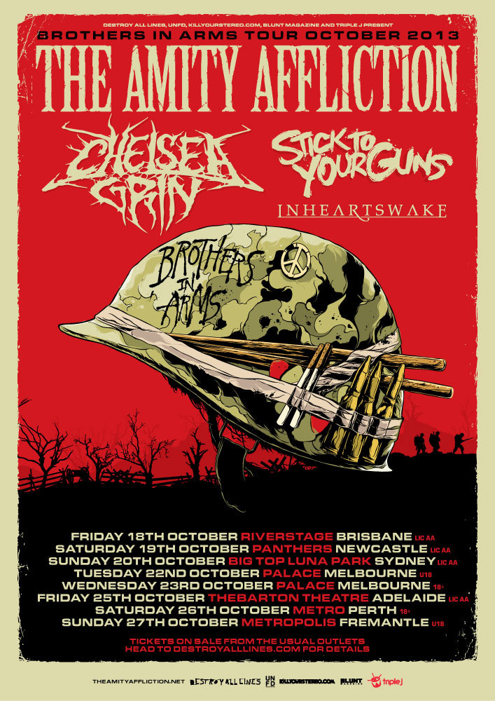 Amity Affliction Australian Tour - HD Wallpaper 