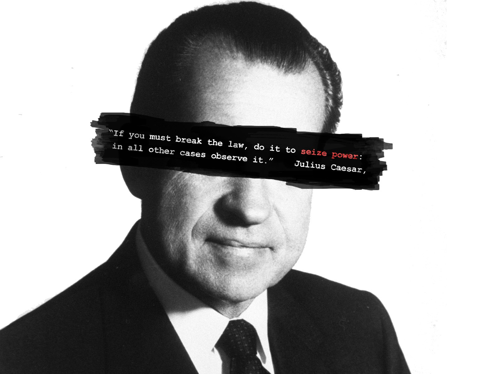 President Richard Nixon Black And White - HD Wallpaper 