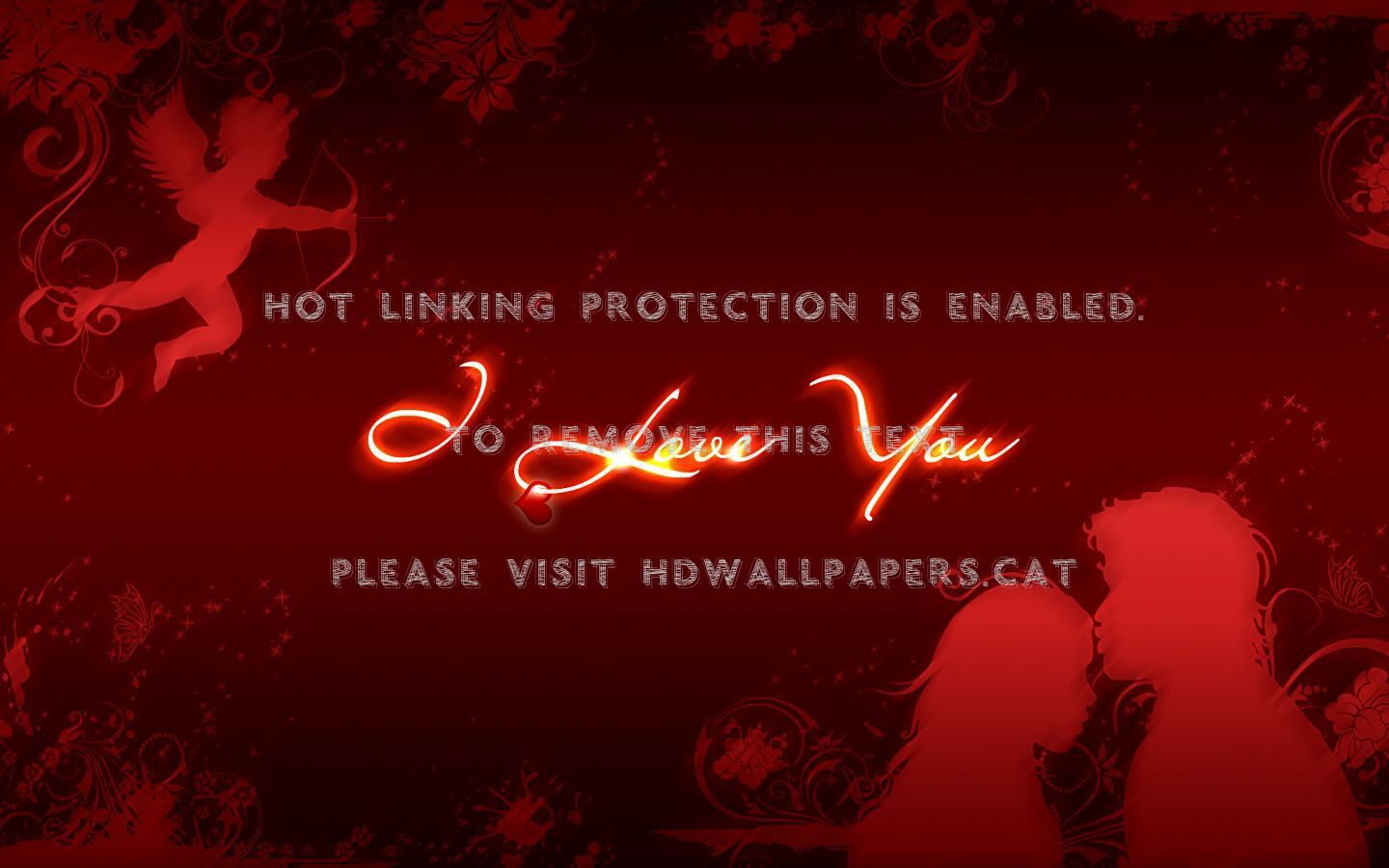 I Love You Red Fairy Kiss Abstract 3d And - Graphic Design - HD Wallpaper 