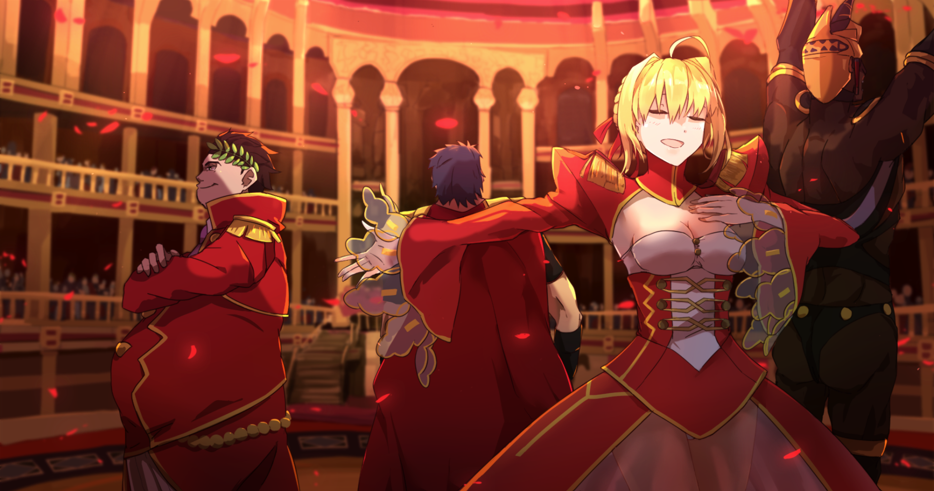 Caesar And Cleopatra Fate Grand Order - HD Wallpaper 