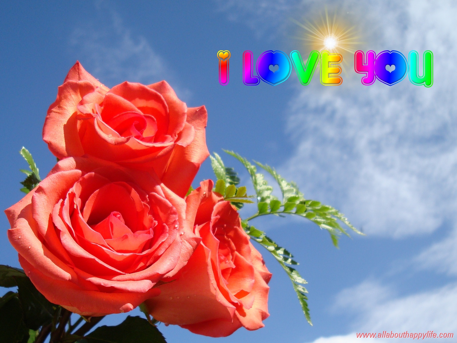 I Love You Wallpaper - Fleure I Love You - HD Wallpaper 