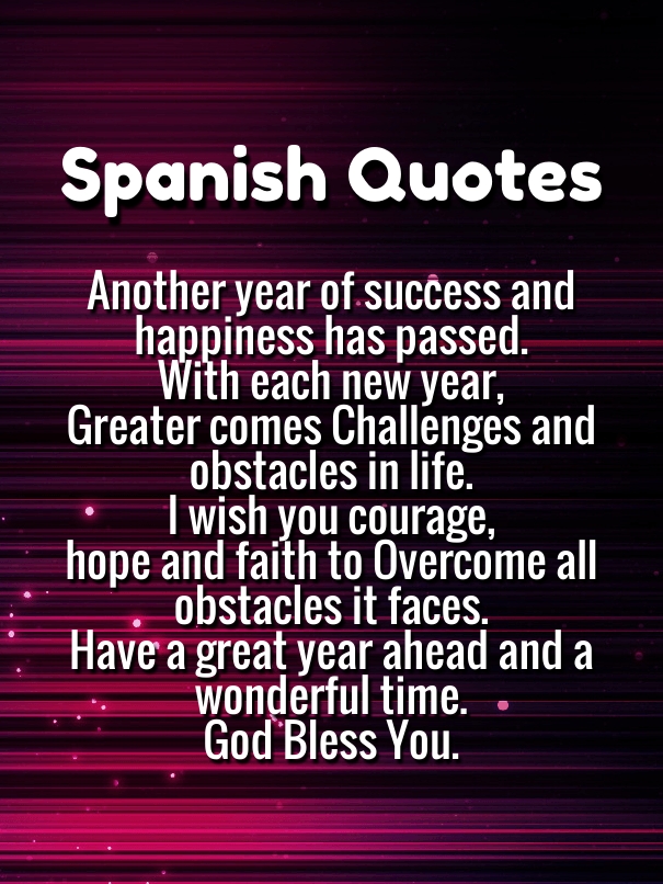 Inspirational Quotes In Spanish Inspirational New Year Messages For Friends 605x806 Wallpaper Teahub Io