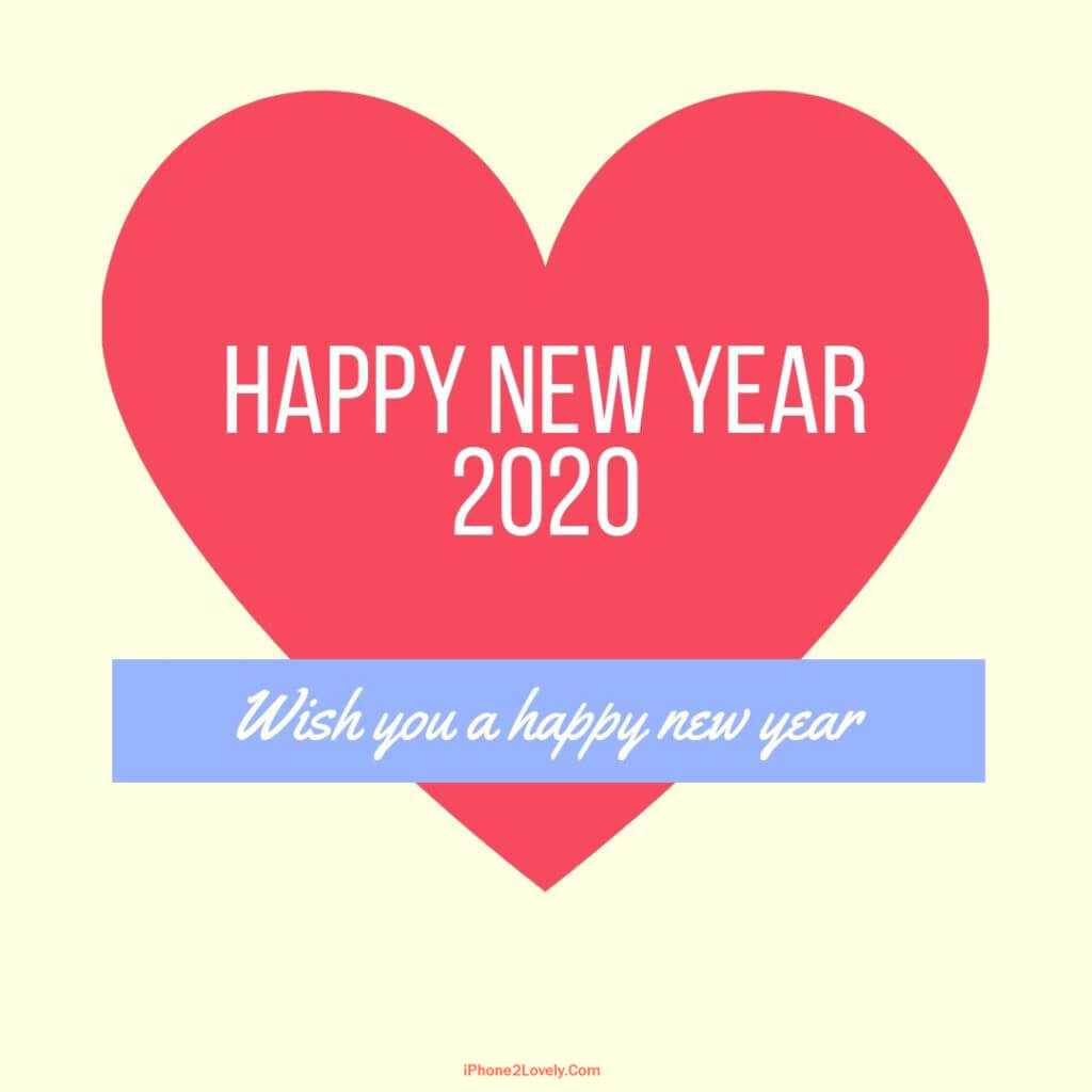 Happy New Year 2020 Romantic Wishes Wallpaper - Happy New Year Romantic - HD Wallpaper 