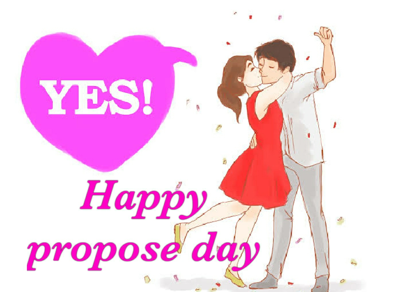 Happy Propose Day Date 2019 - HD Wallpaper 