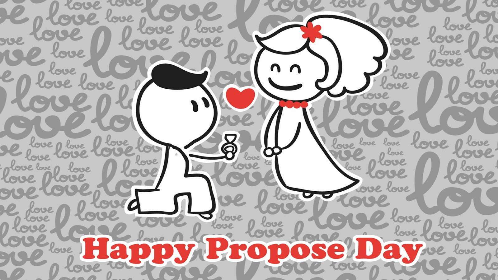 Happy Propose Day Hd Download Free 1080p Wallpaper - Propose Day Image Hd - HD Wallpaper 