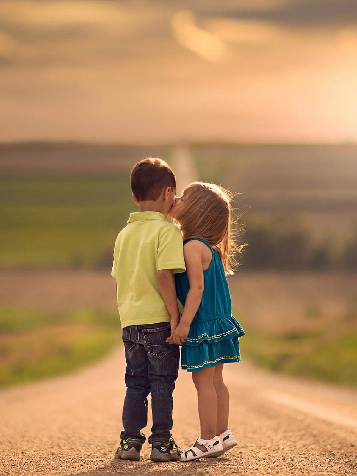 Good Night Baby Kiss - HD Wallpaper 