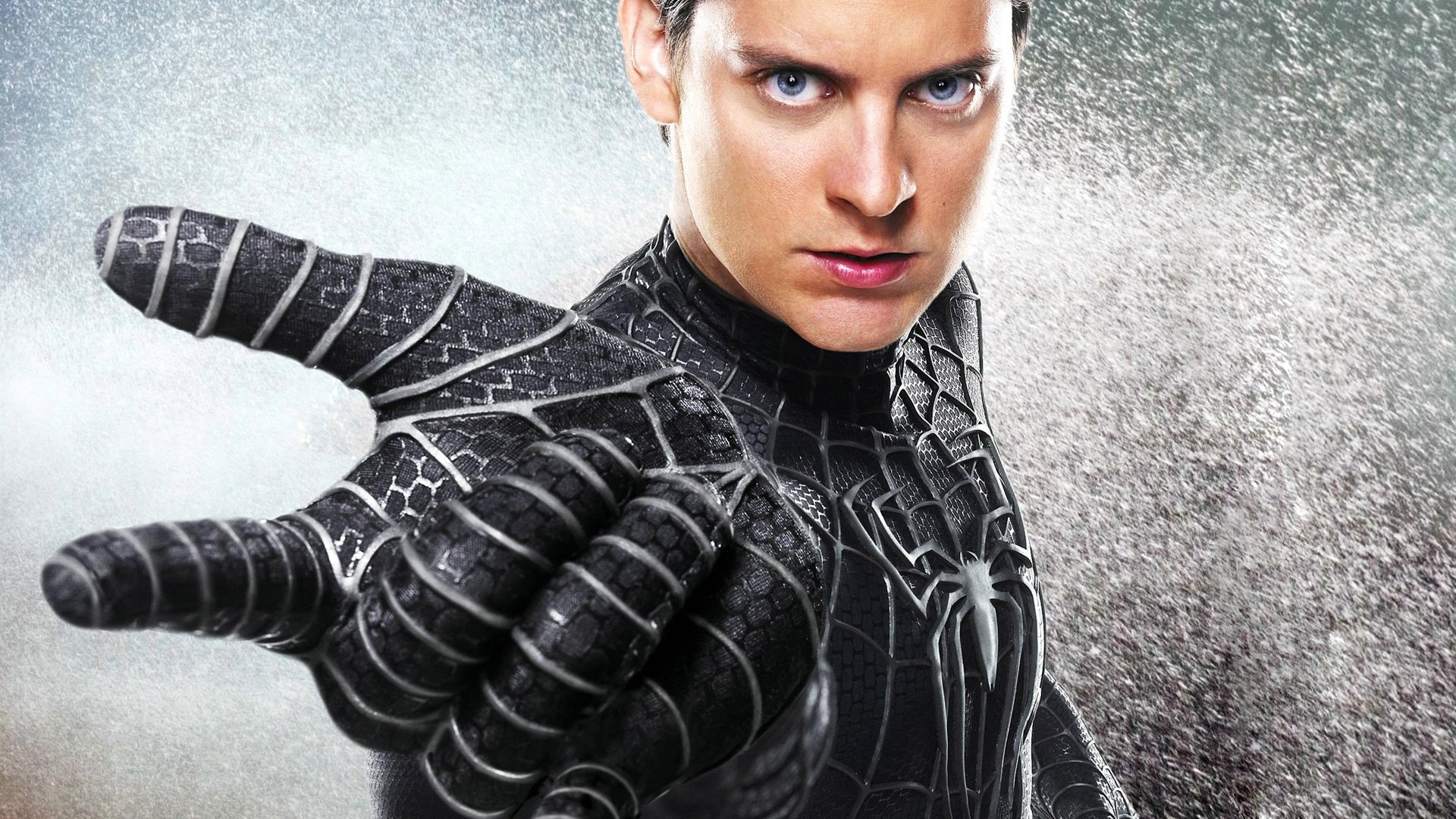 Download Full Hd Spider-man 3 Computer Background Id - Black Spiderman Peter Parker - HD Wallpaper 