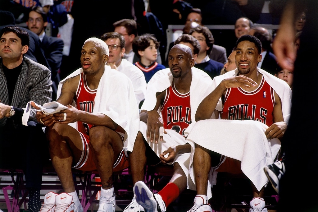 Scottie Pippen Jordan Rodman - HD Wallpaper 