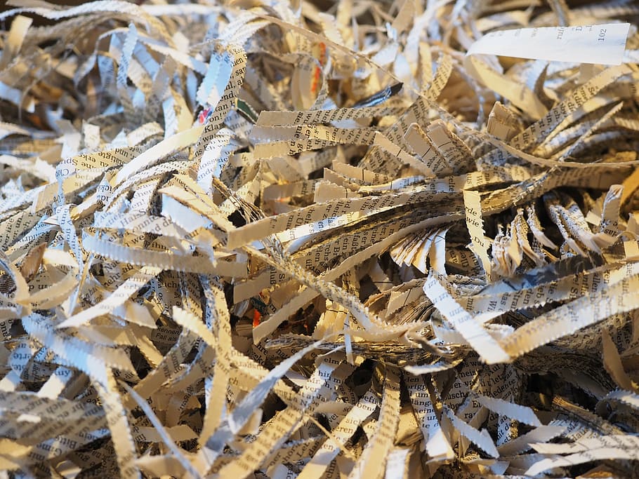 Shredded Paper Lot, Shredder, Crushed, Flakes, Paper - HD Wallpaper 