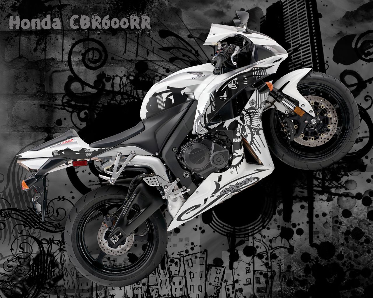 Honda Cbr 600 Rr Graffiti - HD Wallpaper 
