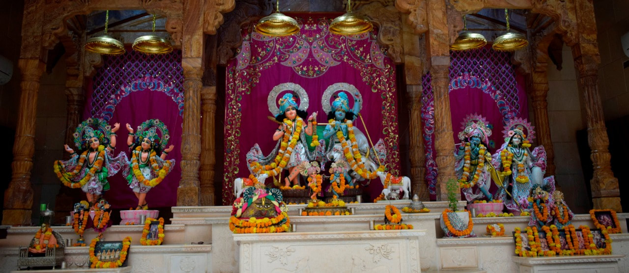 Iskcon Temple Mansarovar Jaipur - HD Wallpaper 