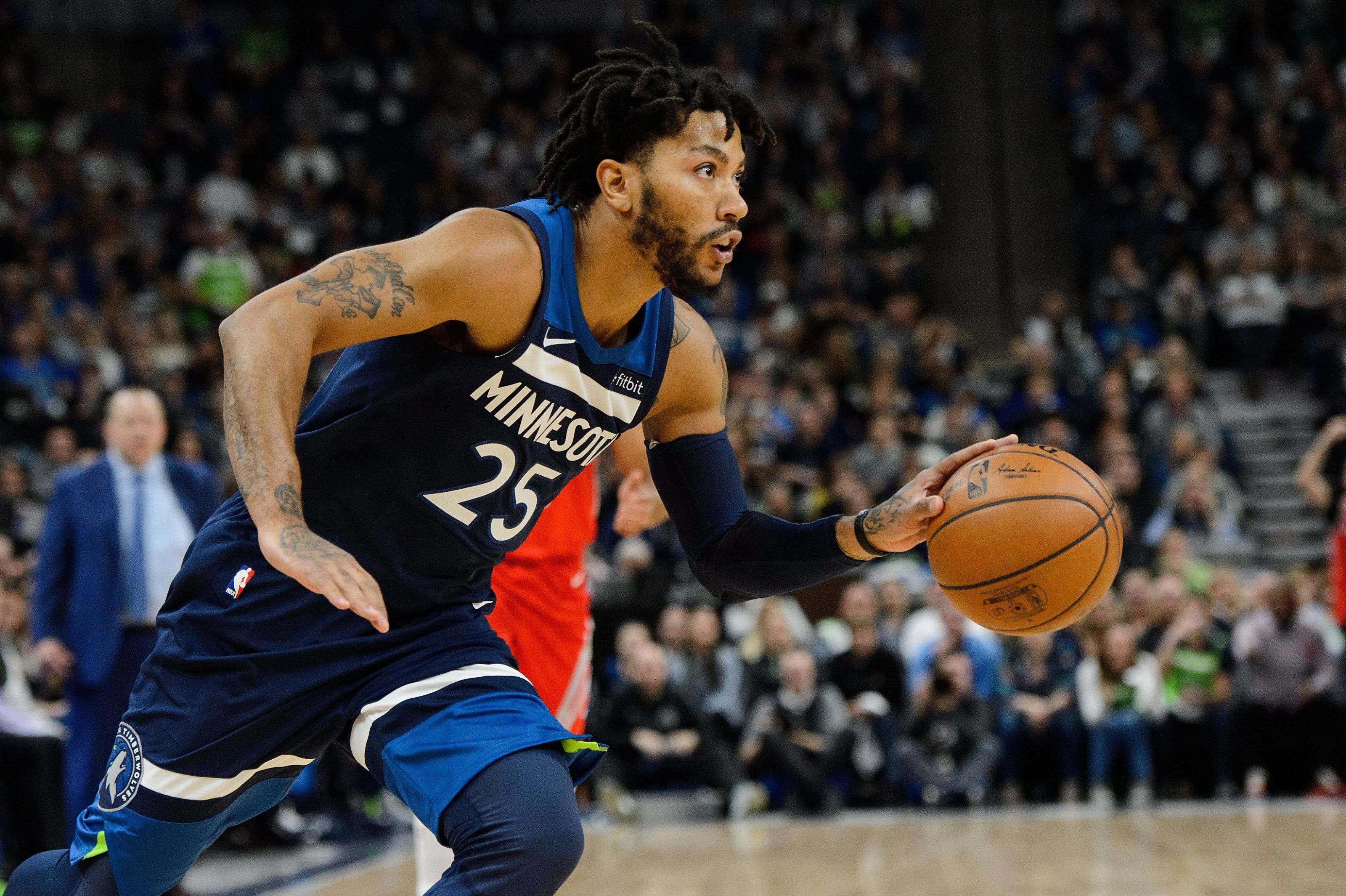 Derrick Rose Minnesota Timberwolves - HD Wallpaper 