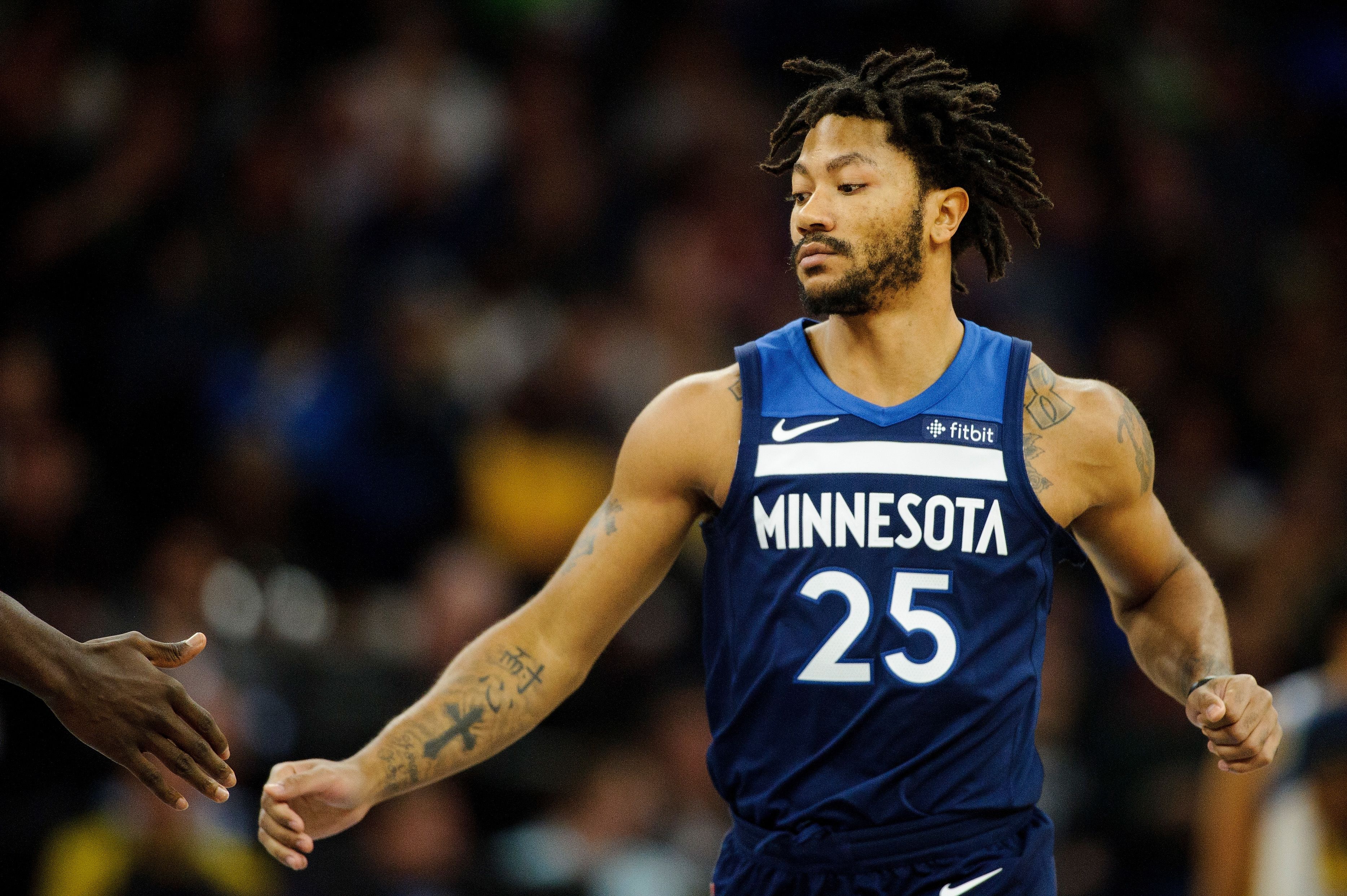 Derrick Rose 2018 Timberwolves - HD Wallpaper 