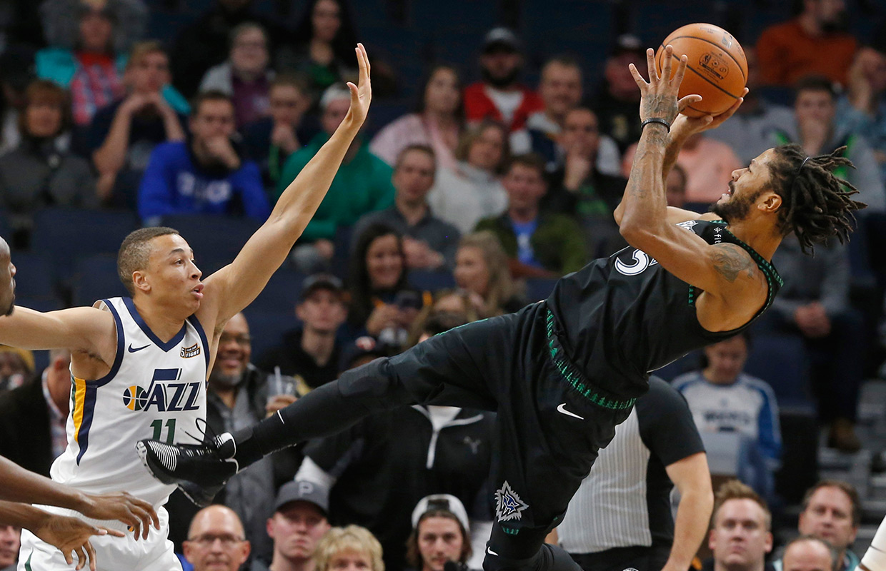 Thursday’s Sports Minute - Timberwolves Derrick Rose - HD Wallpaper 