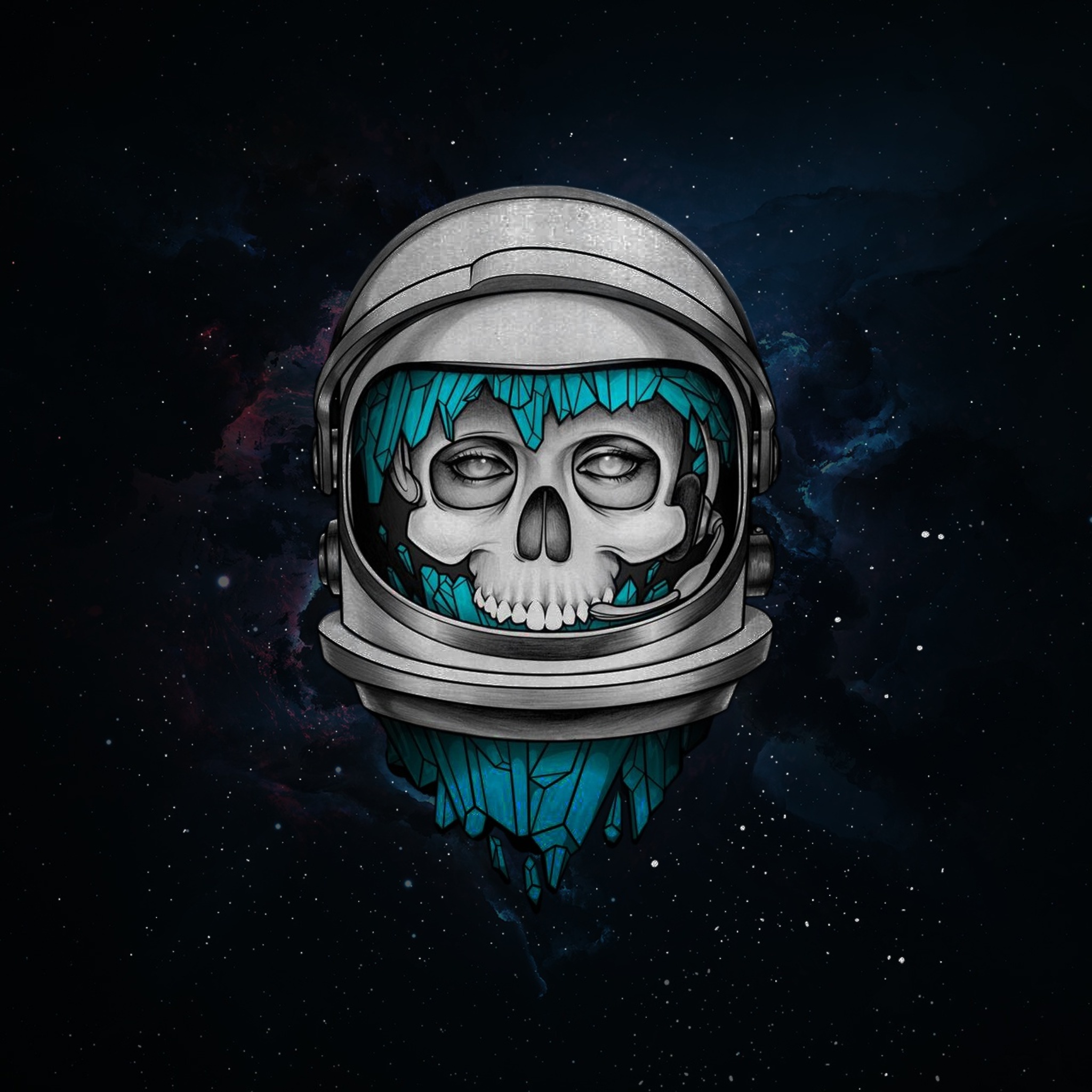 Skull Astronaut Art Desktop Wallpaper - Dead Astronaut Art - HD Wallpaper 